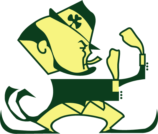 Notre Dame Fighting Irish 1963-1983 Mascot Logo 01 iron on paper